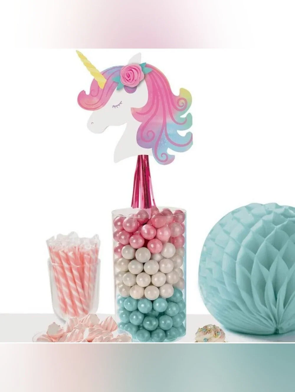 Enchanted Unicorn Centerpiece Stick, 16.5in